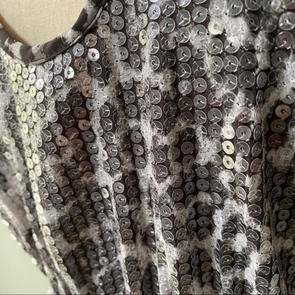 Rodarte Snow Leopard Sequin Dress - Picture 3 of 13